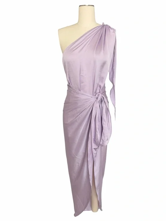 Baobab Marea Purple One Shoulder Dress S - Picture 2 of 7